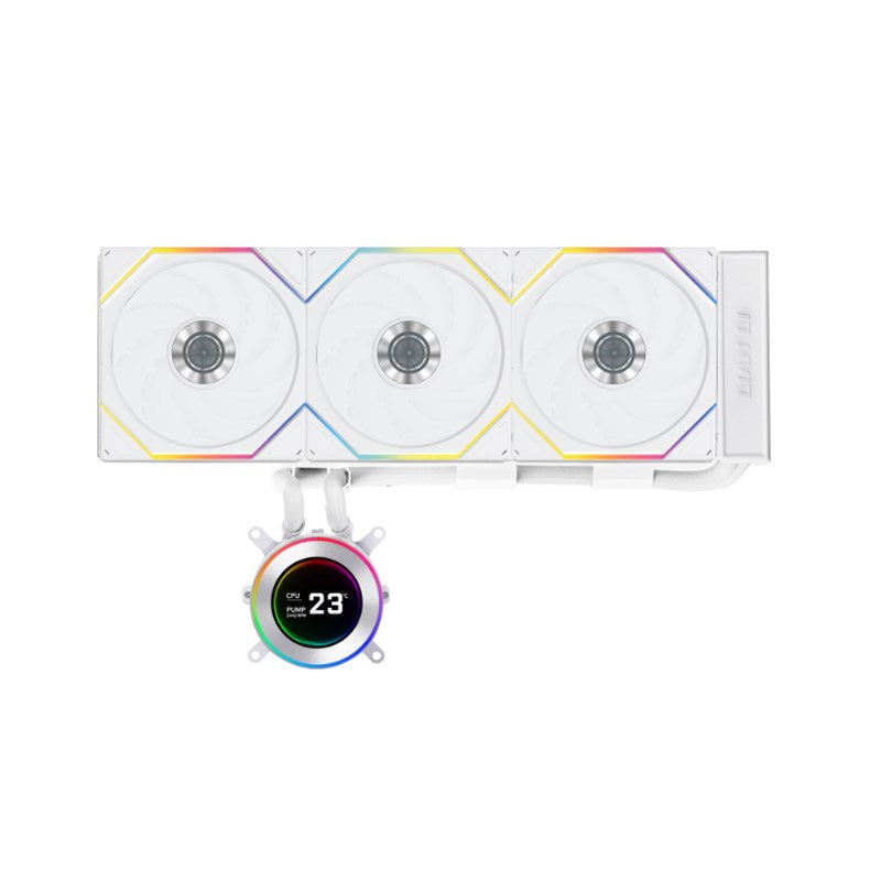 LIAN LI Hydro-Shift II LCD-C 360TL Liquid CPU Cooler with TL Wireless Fans, 2.1 LIAN LI Hydro-Shift II LCD-C 360TL Liquid CPU Cooler with TL Wireless Fans, 2.1